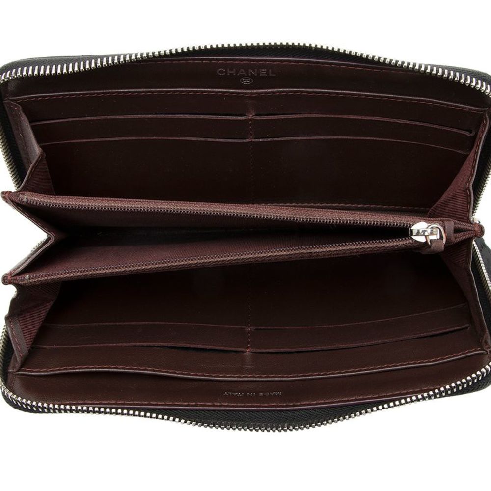 Chanel Lambskin CC Zip Around Wallet - Picture 5 of 15